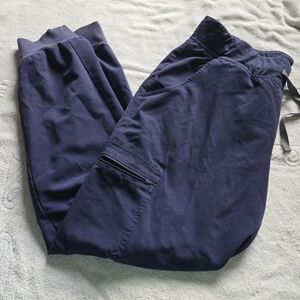 Figs Womens Zamora Jogger Scrub Pants Size Large Navy Color
